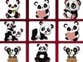 Játék Aranyos Panda memória kihívás  online