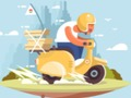 Játék City Scooter lovagol kirakós játékot  online