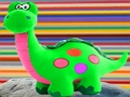 Játék Aranyos dinoszaurusz kirakós játék  online