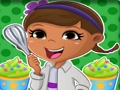 Játék Dottie doc mcstuffins cupcake készítő online
