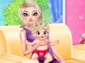 Játék Elsa hercegnő Baba született  online