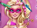 Játék Super Barbara igazi hajvágás  online