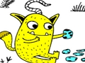 Játék Vicces szörnyek puzzle  online