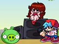 Játék Péntek este Funkin 'vs PIG az Angry Birds-től  online