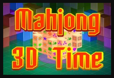 Játék Mahjong 3D idő  online