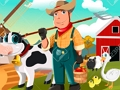 Játék Farm színezés  online