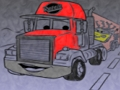 Játék Mack Trucks színezés  online