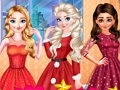 Játék Disney Princess karácsonyi party  online