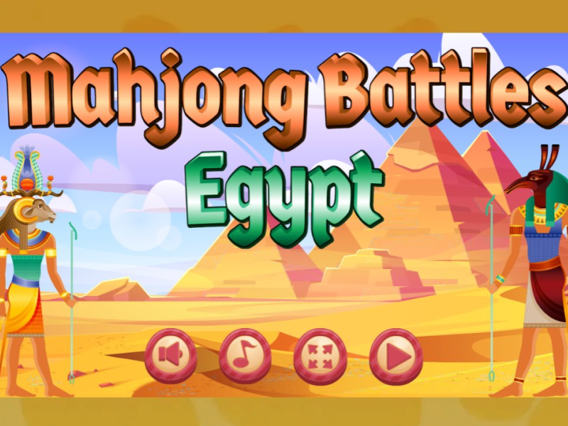 Játék Mahjong Egyiptom csatája  online