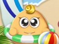 Játék Pou nyári szünet  online