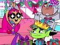 Játék Teen Titans karácsonyi csillagok  online