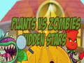 Játék Növények vs Zombik Rejtett Csillagok  online