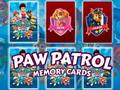 Játék Paw Patrol memóriakártyák  online