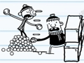 Játék Stickman hóharc online