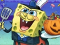 Játék Spongyabob Halloween puzzle  online