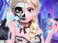 Játék Elsa Halloween Party tetoválása  online