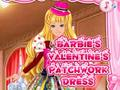 Játék Barbie Valentin-napi patchwork ruha  online