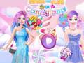 Játék Barbie és Elsa Candylandben  online