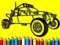 Játék Vissza az iskolába: Rally Car kifestőkönyv  online