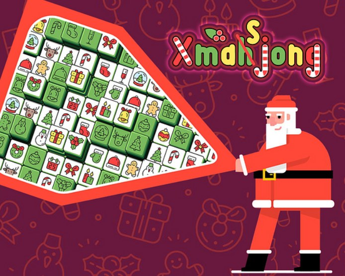 Játék Karácsonyi Mahjong  online
