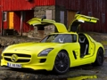 Játék Mercedes-Benz SLS e-sejt puzzle online