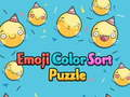 Játék Emoji színes rendezési puzzle  online