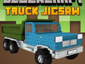 Játék Blockcraft teherautó kirakós  online