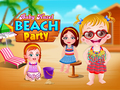 Játék Baby Hazel Beach Party online
