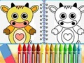 Játék Lovely Pets színező oldalak  online