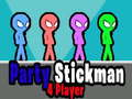 Játék Party Stickman 4 játékos  online