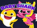 Játék Baby Shark Memóriakártya Match  online