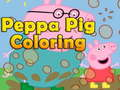 Játék Peppa malac színező  online