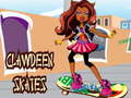 Játék Clawdeen korcsolya  online