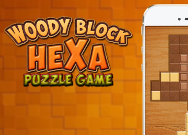 Játék Fás blokk hexa puzzle online