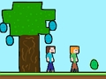 Játék Steveman és Alexwoman: Easter Egg  online