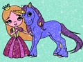 Játék Lányok kifestőkönyv glitter  online
