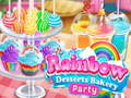 Játék Rainbow Desszertek Pékség Party  online
