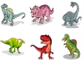 Játék Dino kártyák  online