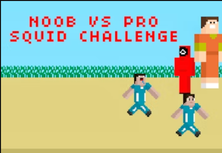Játék Noob vs pro tintahal kihívás online