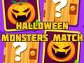 Játék Halloween Monsters Match online