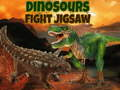 Játék A dinoszauruszok harcolnak a Jigsaw -ra online
