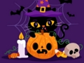 Játék Morcos Halloween Cats Jigsaw  online