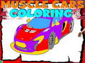 Játék Muscle Cars színezés  online