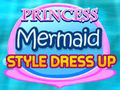 Játék Princess sellő stílusú öltöztetős  online