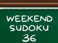 Játék Hétvégi Sudoku 36  online