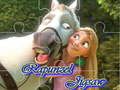 Játék Rapunzel kirakós  online