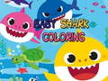 Játék Baby Shark színezés  online