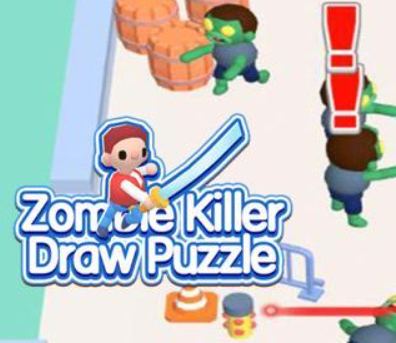 Játék Zombi gyilkos rajzolási puzzle online