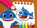 Játék Baby Shark kifestőkönyv  online