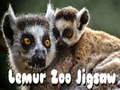 Játék Lemuri Állatkerti kirakós játék  online